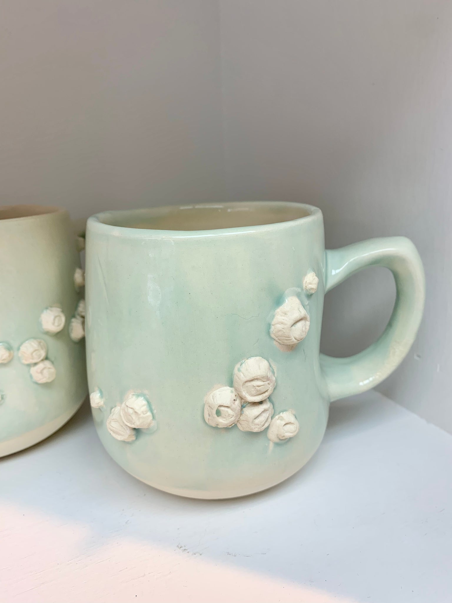 Celadon Barnacle mug